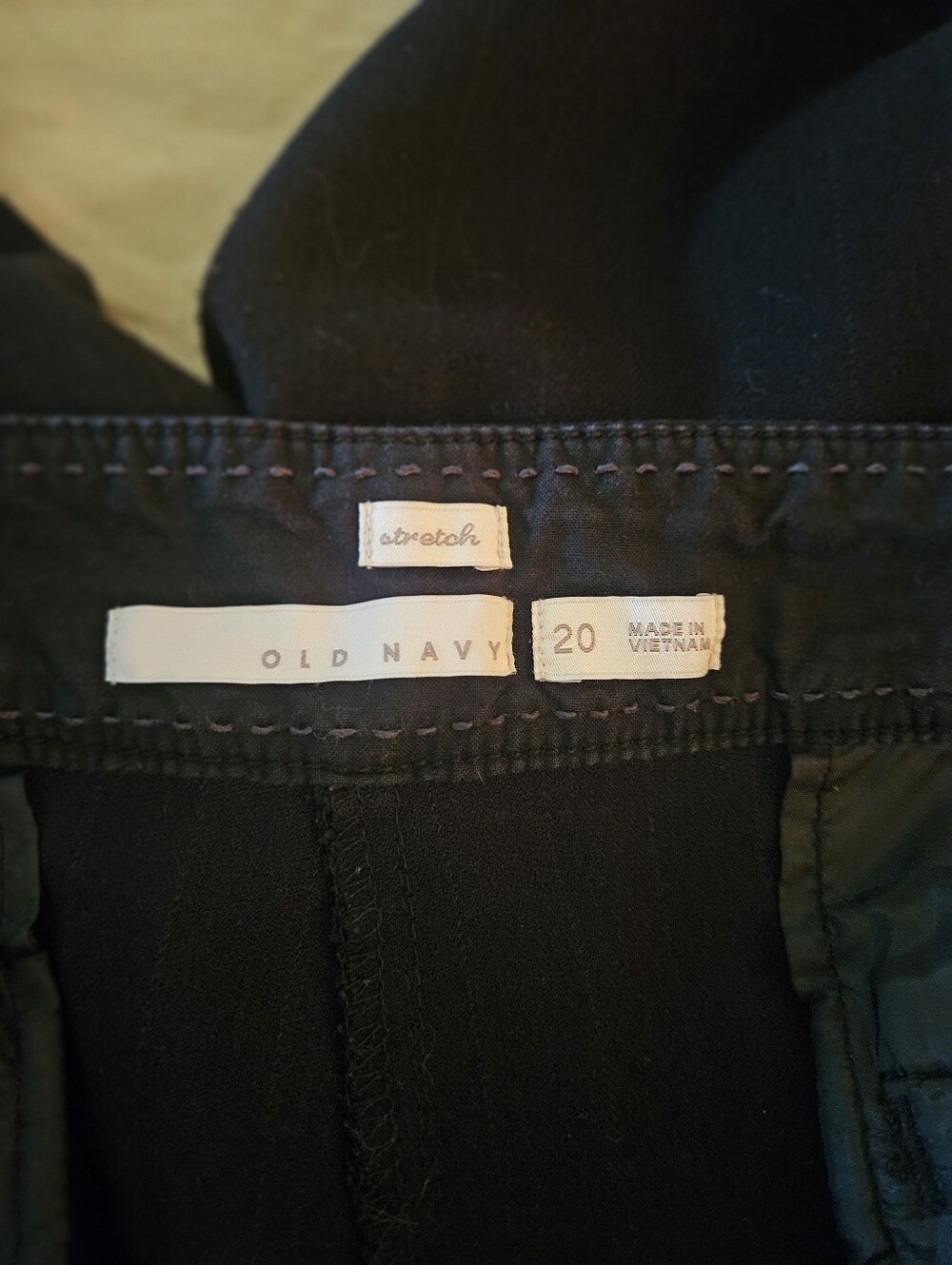 Black Stretch Slacks - Picture 3 of 5